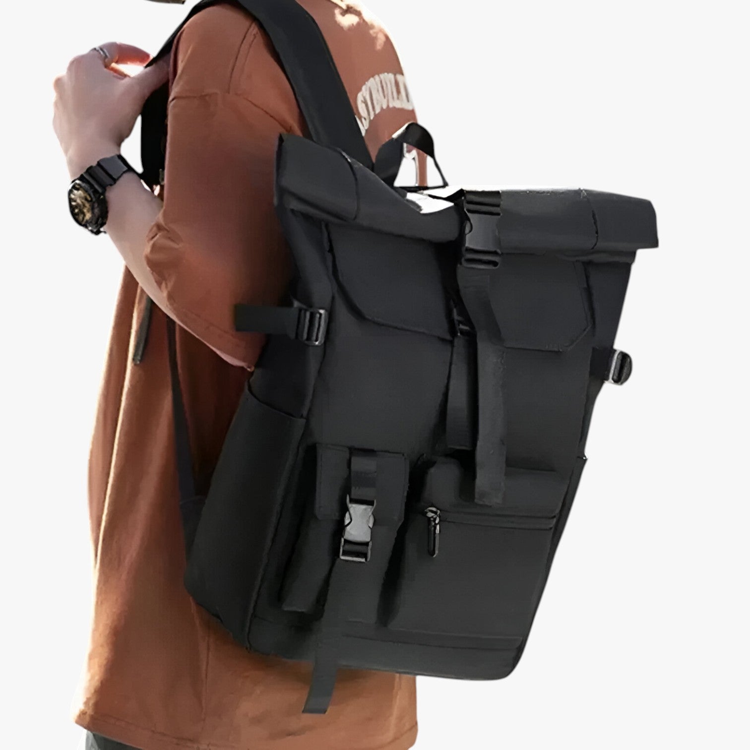 Zaino Roll Top Multicolore Uomo — Stelvio, immagine 2