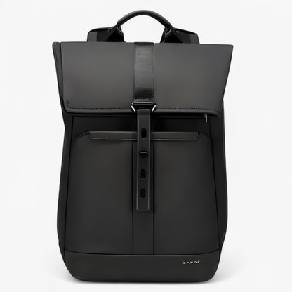 Zaino Da Viaggio Nero Porta Laptop Uomo — Business, immagine 1