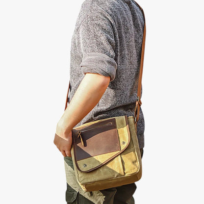 Borsa Messenger Gialla Multitasche Uomo — Caltagirone, immagine 6