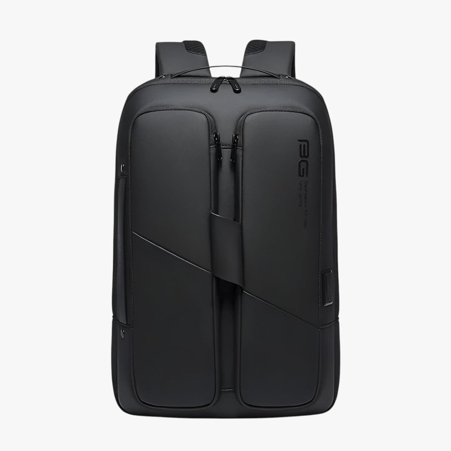 Zaino Nero Porta Laptop Con USB Uomo — Milano, immagine 1
