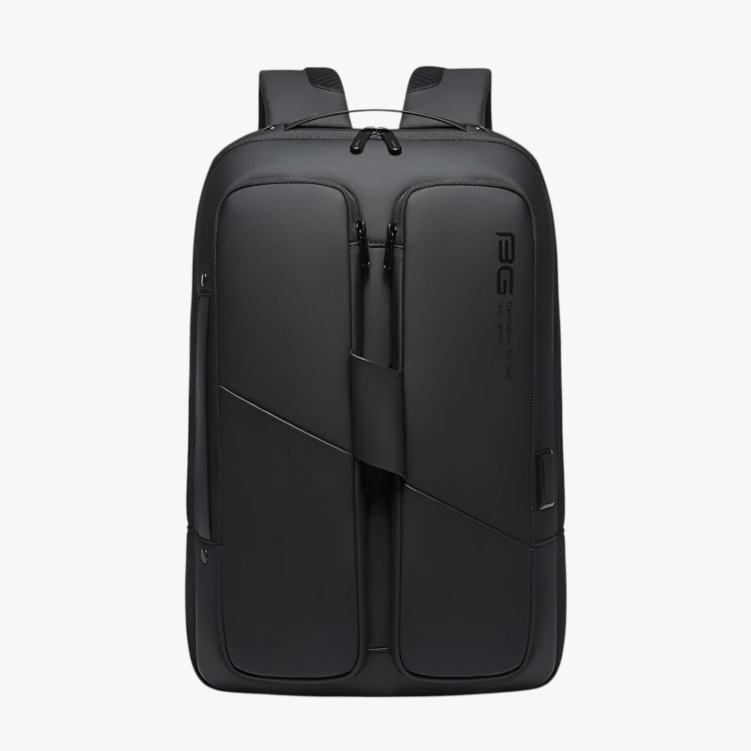 Zaino Nero Porta Laptop Con USB Uomo — Milano, immagine 1