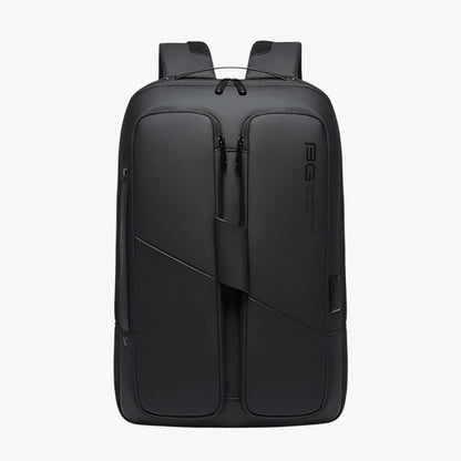 Zaino Nero Porta Laptop Con USB Uomo — Milano, immagine 1