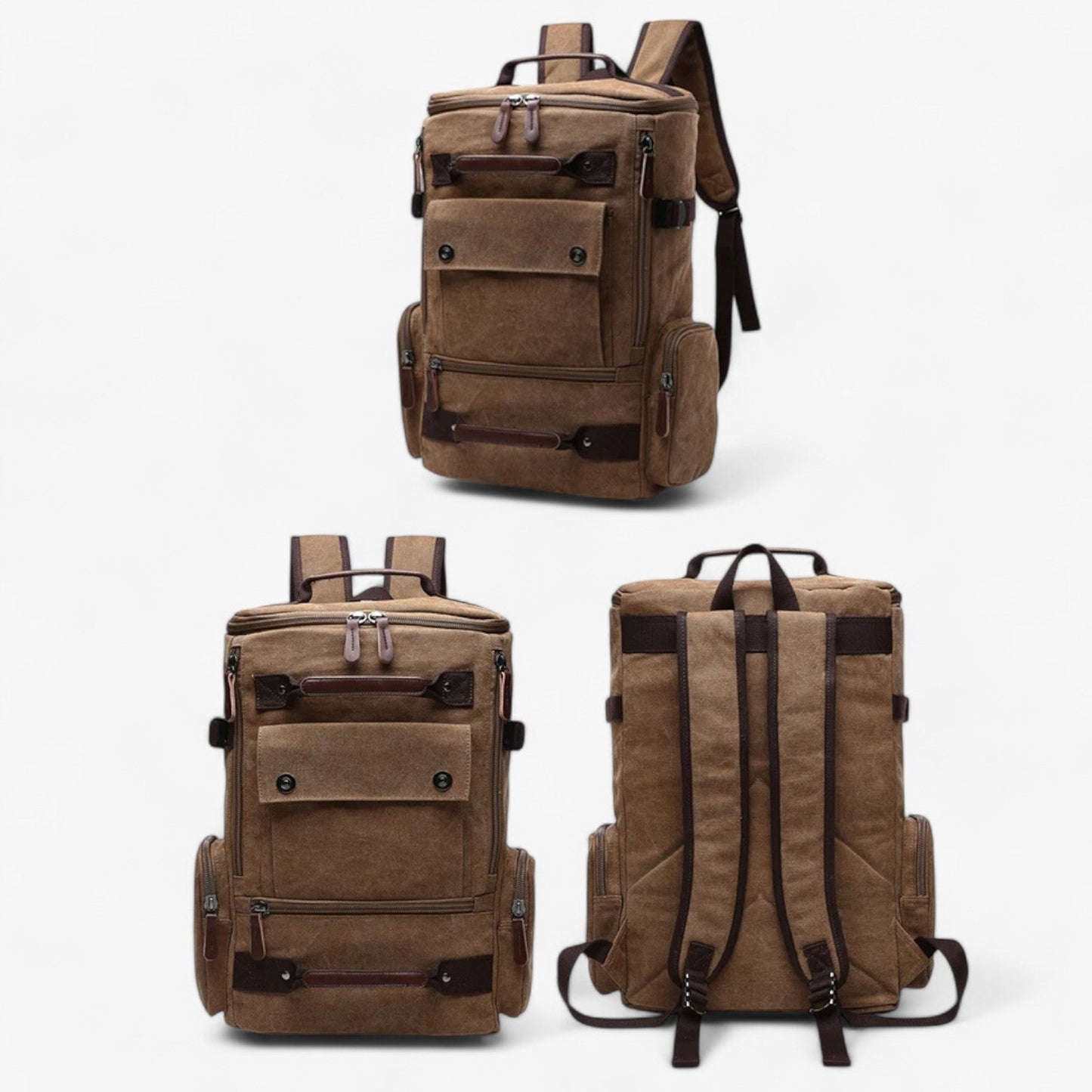 Zaino Porta Laptop Blu Multitasche Uomo — Brera, immagine 3