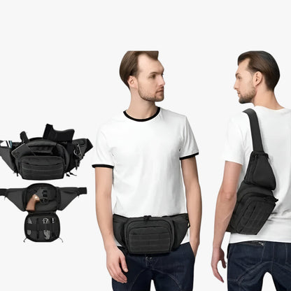Marsupio Tattico Multicolore Multitasche Uomo — Outdoor, immagine 3