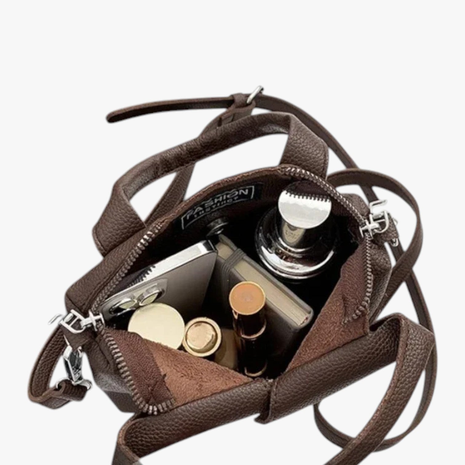 Borsa A Mano Multicolore Compatta Donna — Olbia, immagine 4