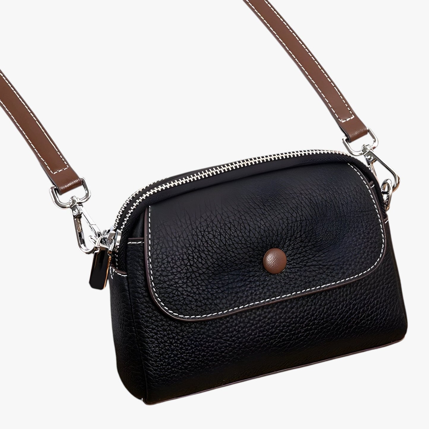 Borsa A Tracolla Multicolore Compatta Donna — Nola, immagine 7