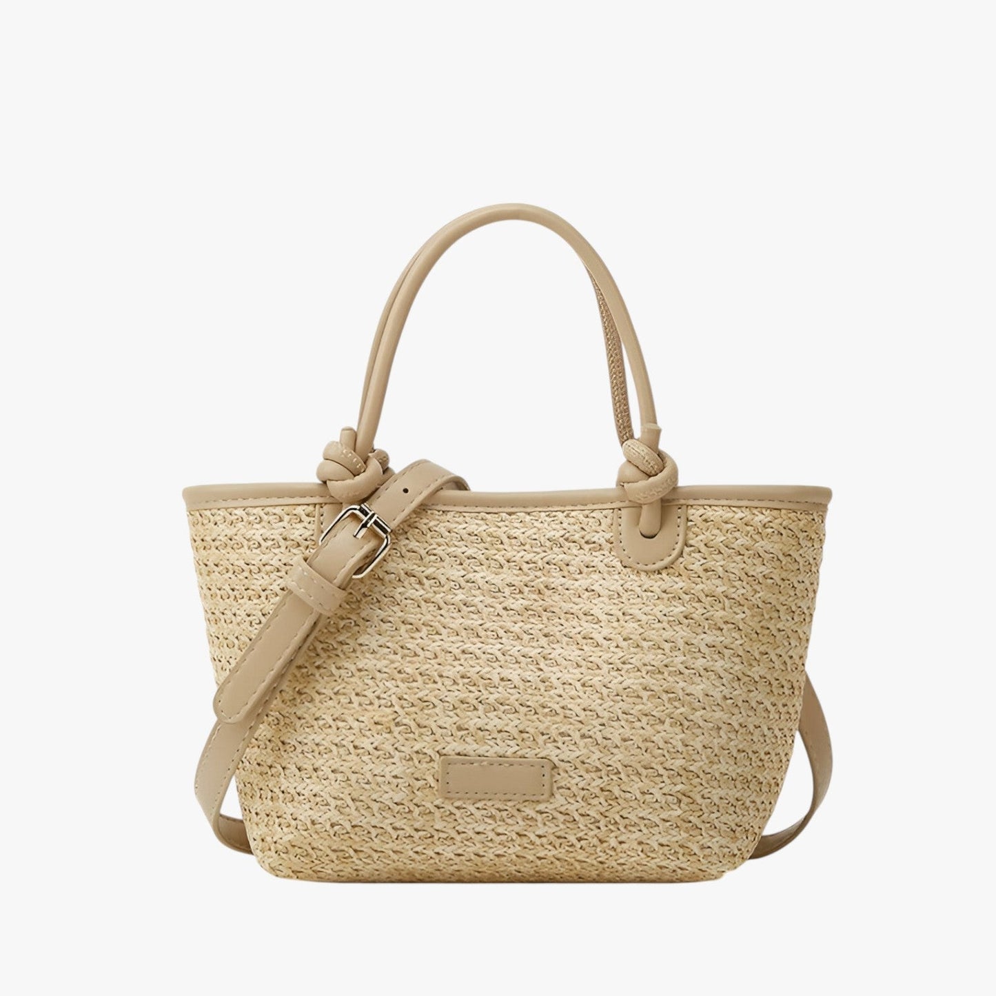 Borsa Tote In Paglia Con Manici Donna — Ponza, immagine 6