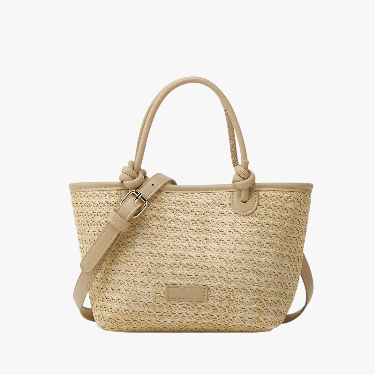 Borsa Tote In Paglia Con Manici Donna — Ponza, immagine 6