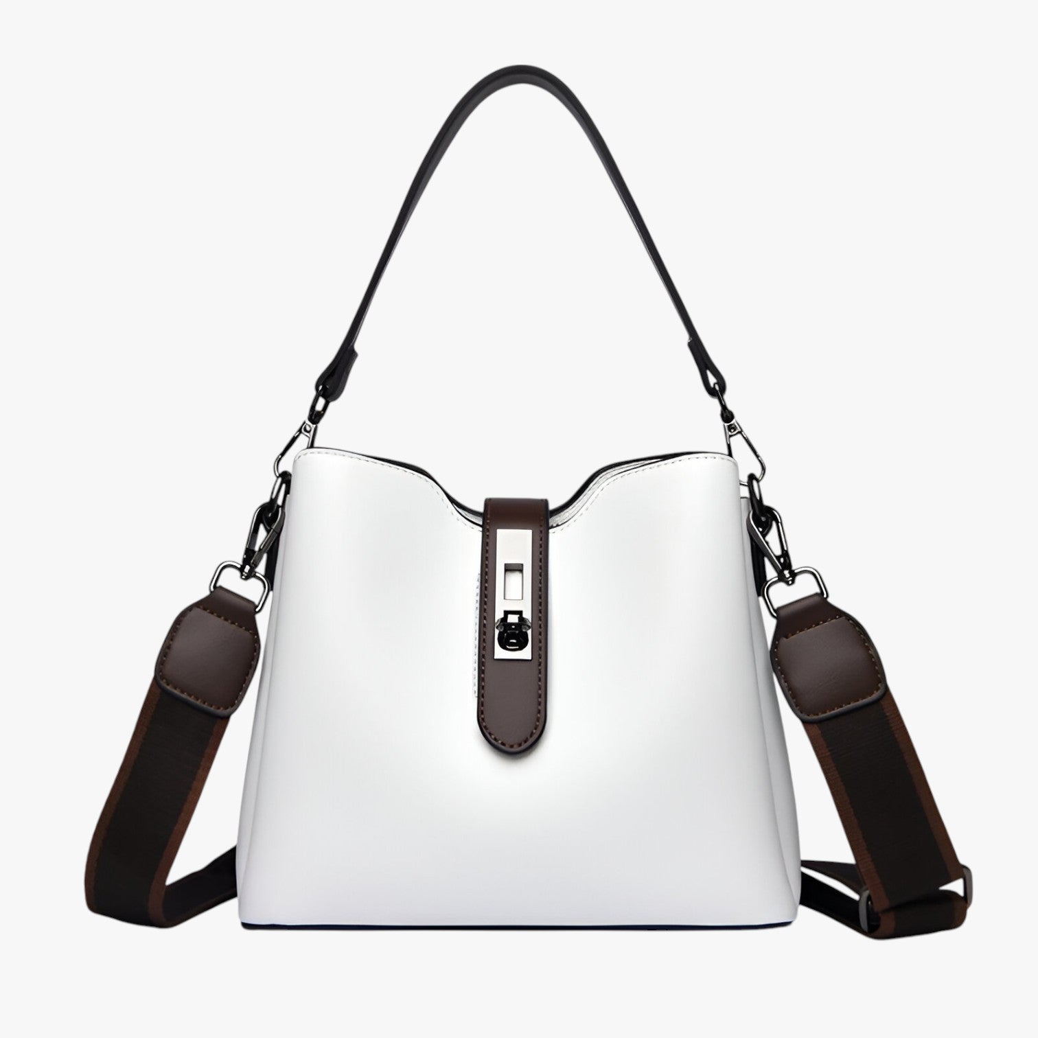 Borsa A Spalla Multicolore Con Chiusura Donna — Savona, immagine 1