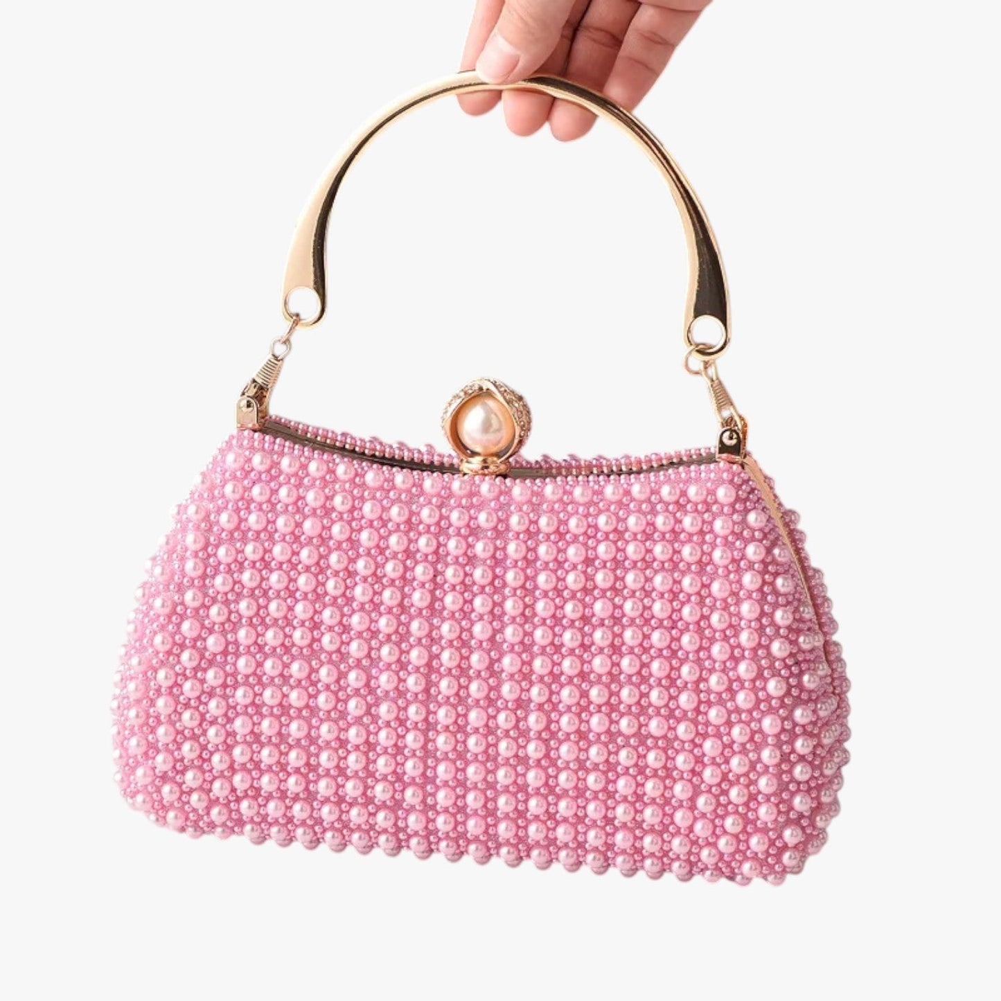 Borsa Da Sera Multicolore Con Perline Donna — Luisa, immagine 6