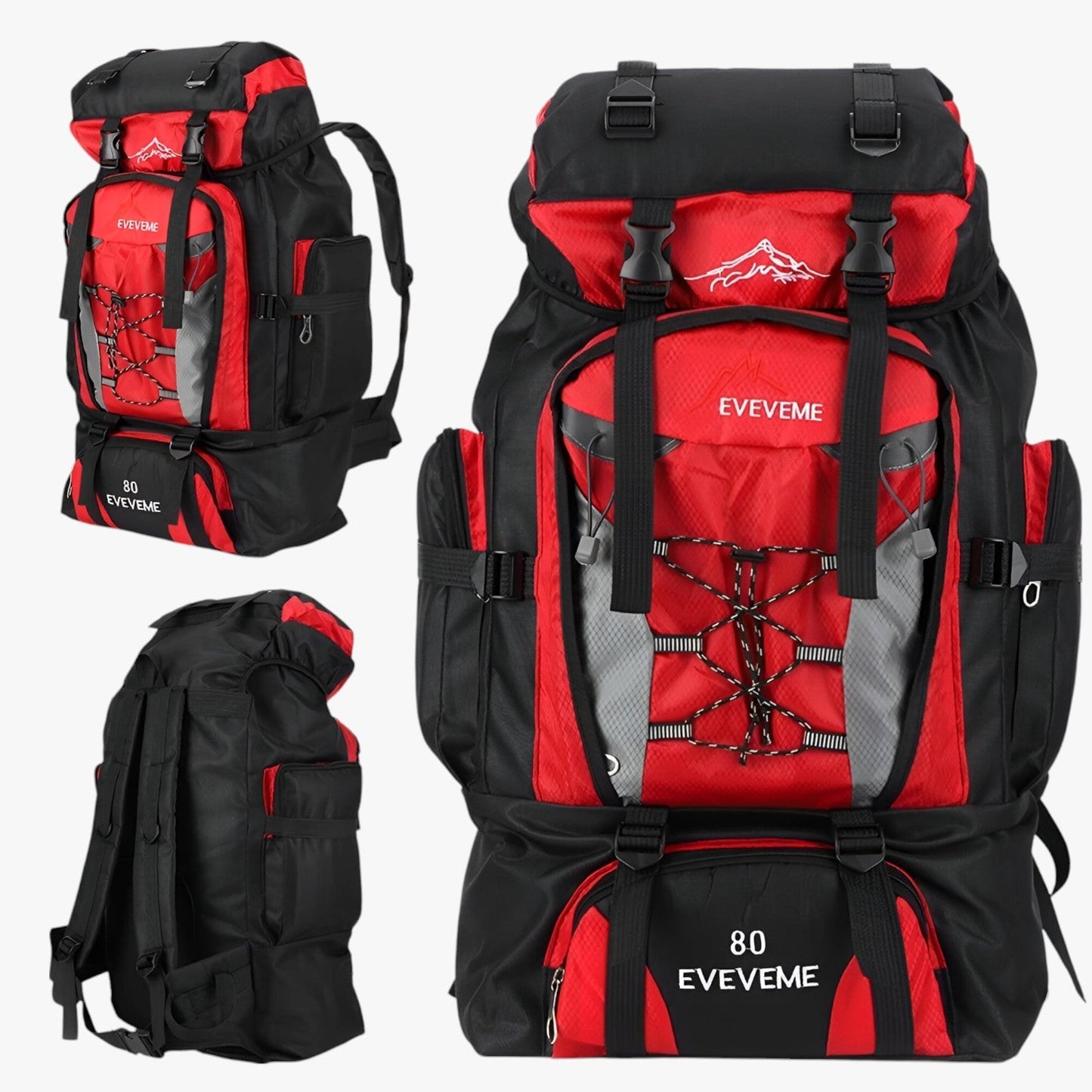 Zaino Da Trekking Multicolore Da 80 L Uomo — Dolomiti, immagine 2