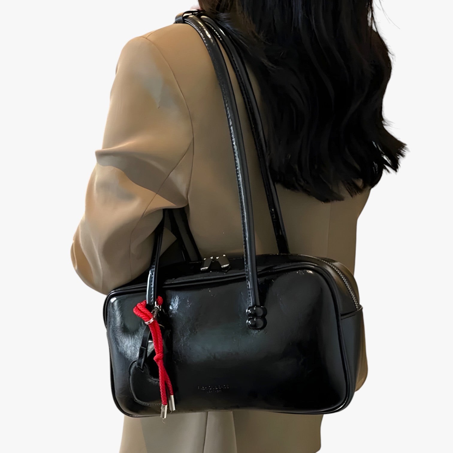 Borsa Tote Multicolore Con Tracolla Donna — Oderzo, immagine 4