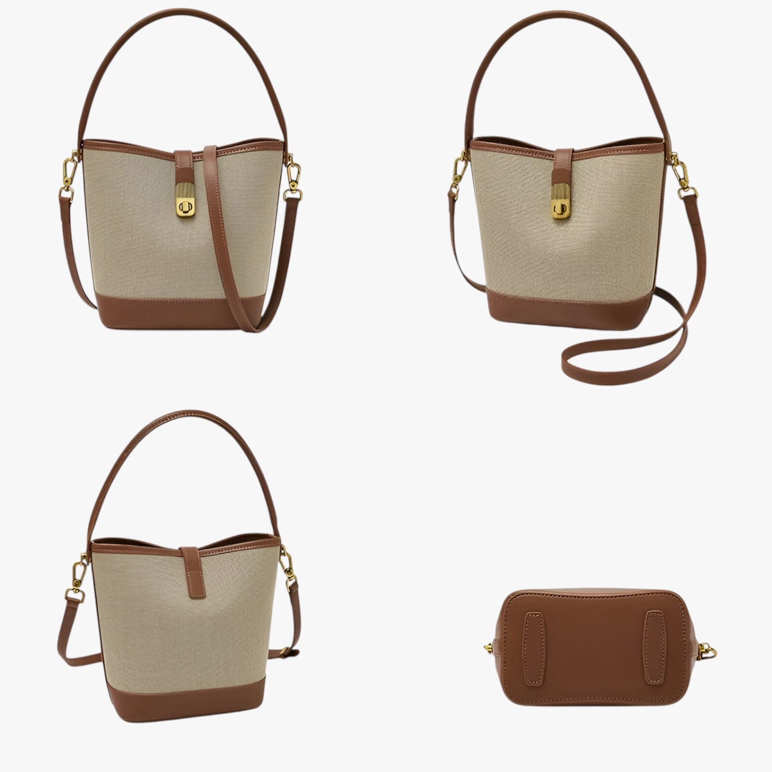 Borsa A Secchiello Multicolore Compatta Donna — Pila, immagine 4