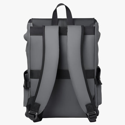 Zaino Multicolore Porta Laptop Con Patta Uomo — Ufficio, immagine 4