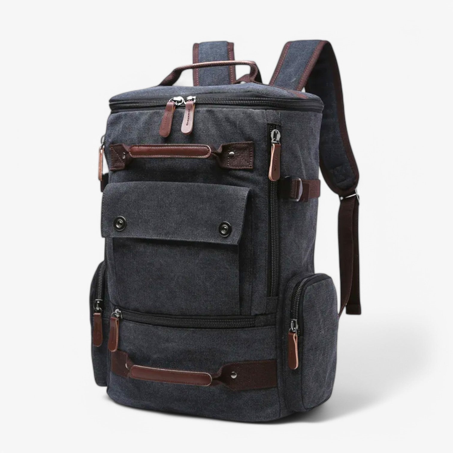 Zaino Porta Laptop Blu Multitasche Uomo — Brera, immagine 8
