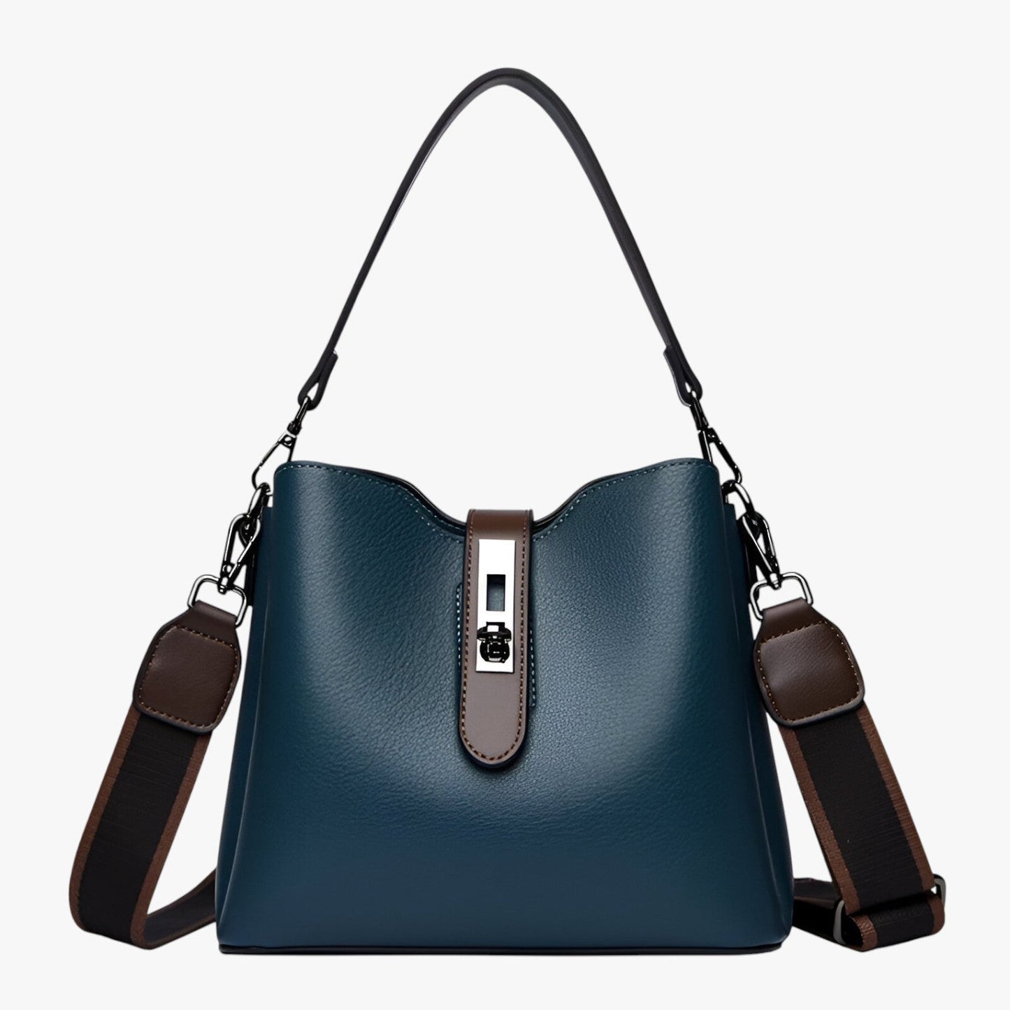 Borsa A Spalla Multicolore Con Chiusura Donna — Savona, immagine 4