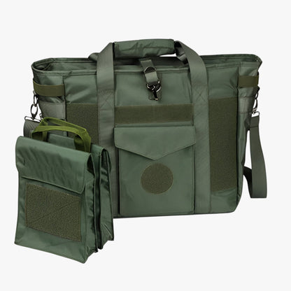 Borsone Da Viaggio Verde Pieghevole Unisex — Brindisi, immagine 2