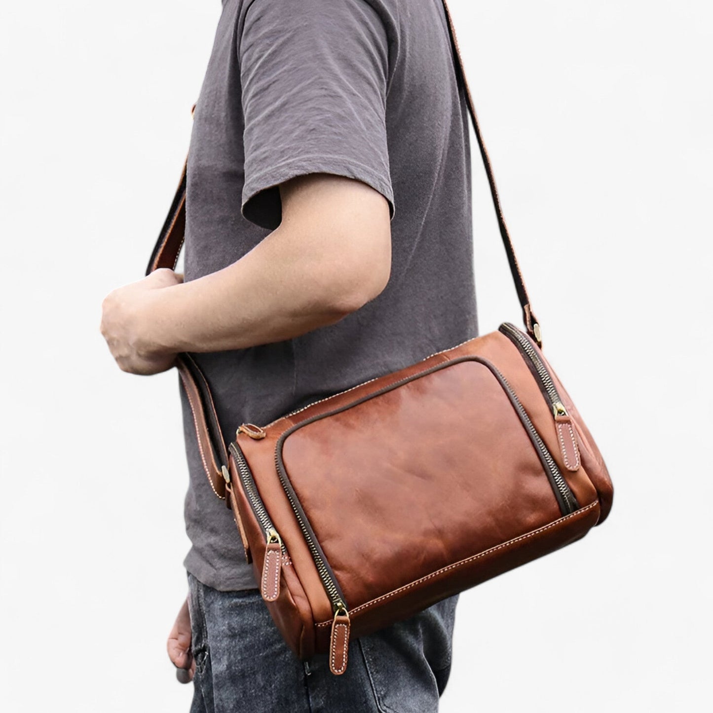 Borsa Messenger Multicolore Multiscomparto Unisex — Lodi, immagine 8