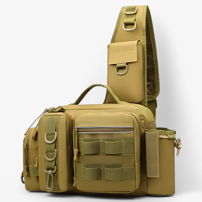 Borsa Da Pesca Multicolore Multitasche Uomo — Garda, immagine 1