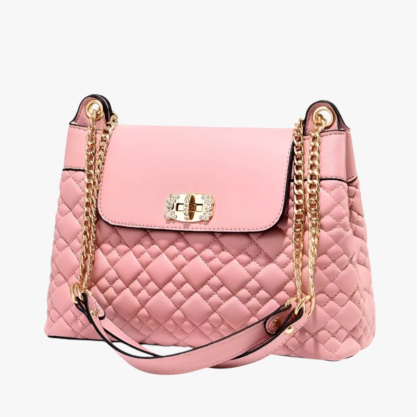 Borsa A Secchiello Trapuntata Multicolore Donna — Viola, immagine 5