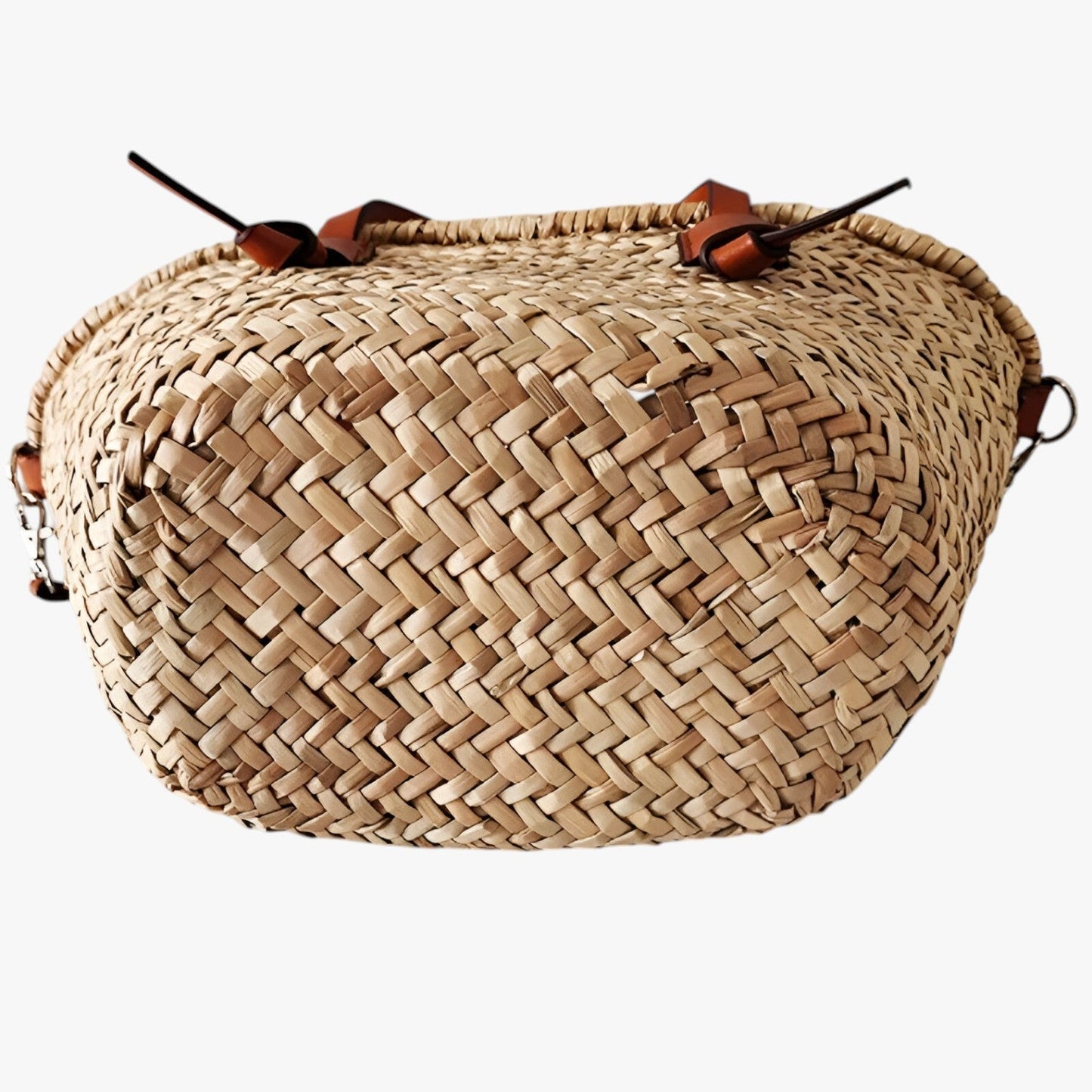 Borsa Tote Mare Marrone Intrecciata Donna — Otranto, immagine 5