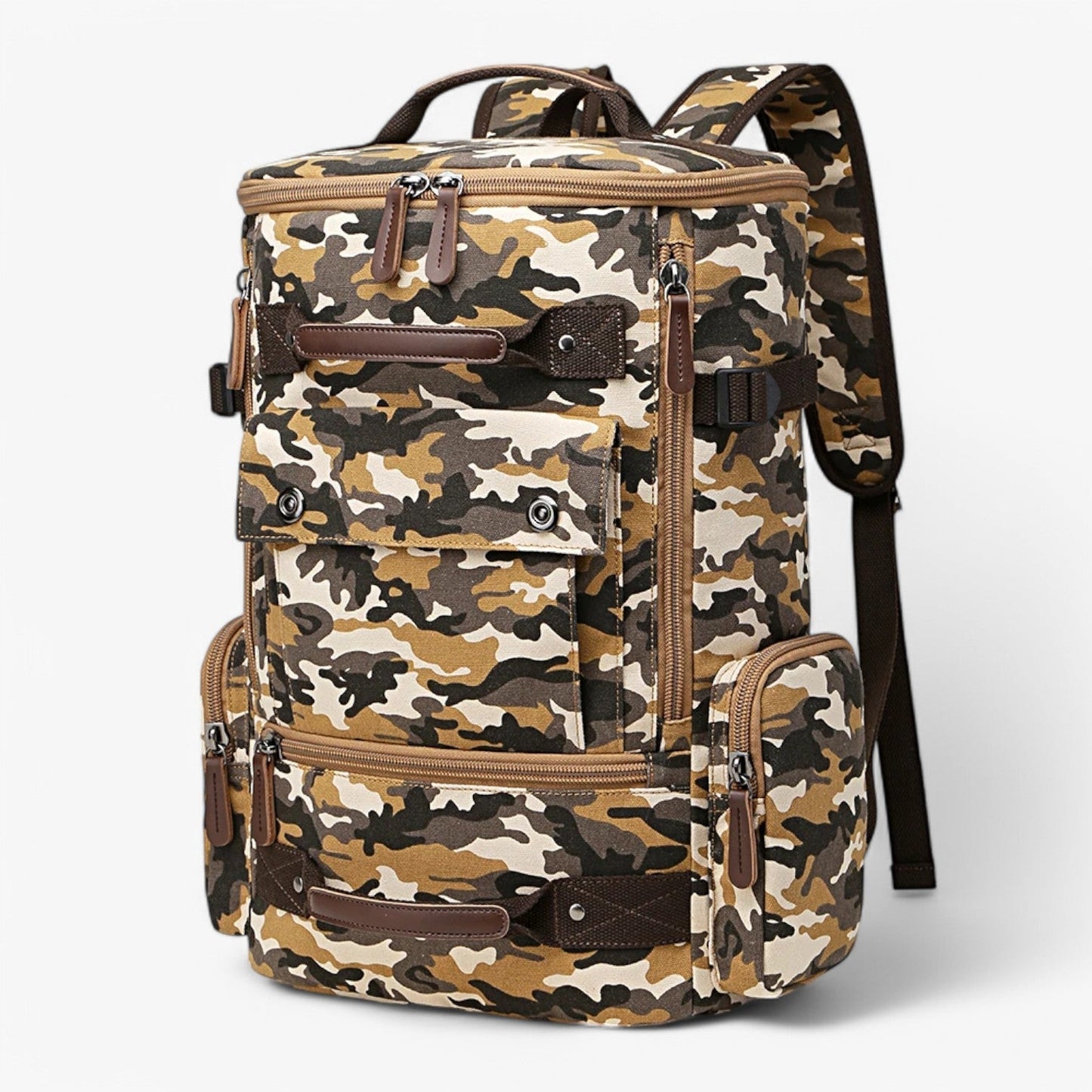 Zaino Porta Laptop Blu Multitasche Uomo — Brera, immagine 9