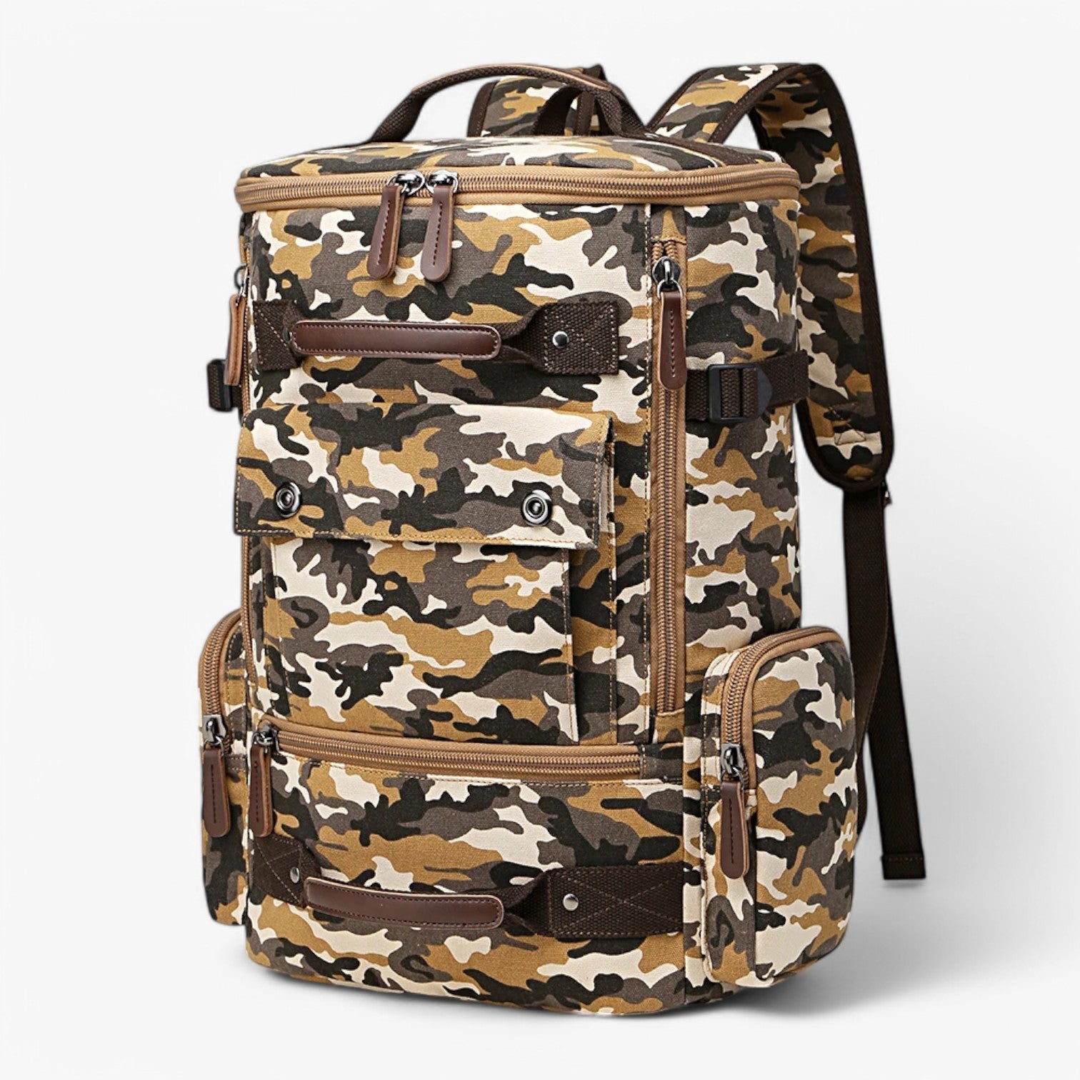 Zaino Porta Laptop Blu Multitasche Uomo — Brera, immagine 9