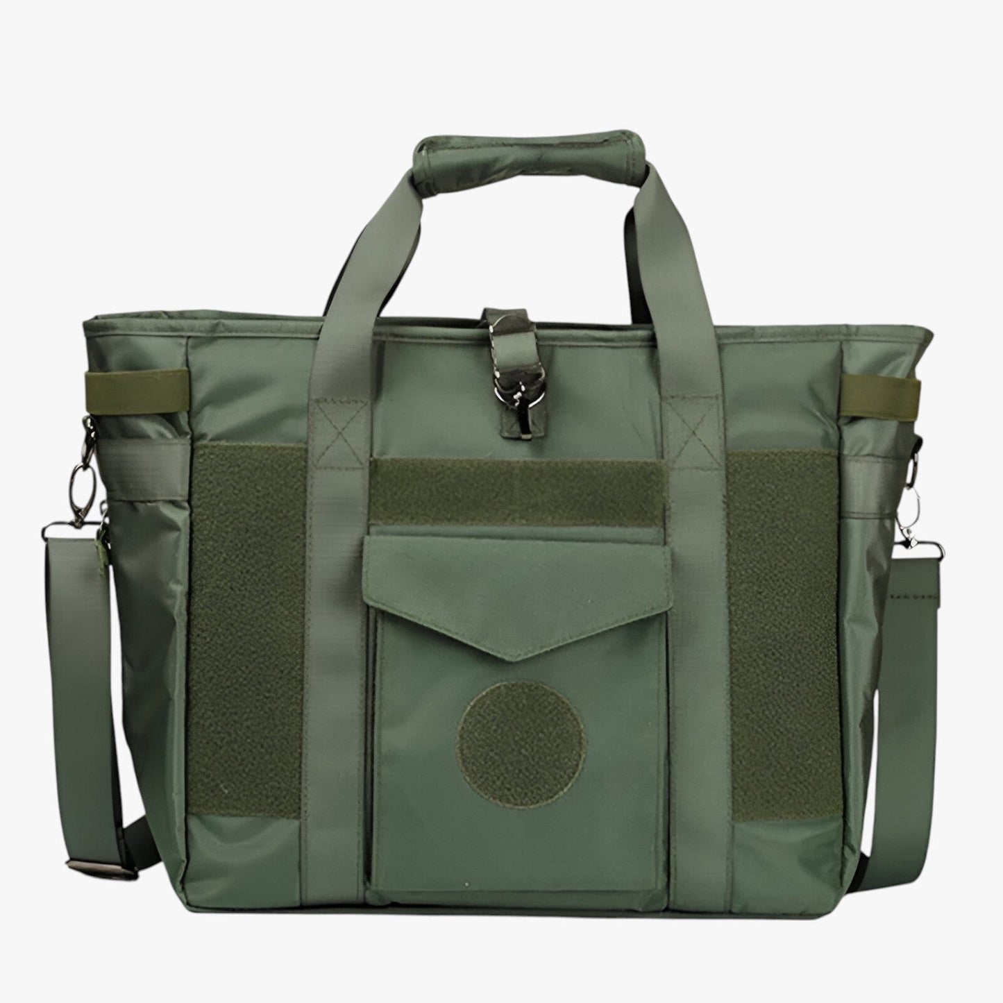 Borsone Da Viaggio Verde Pieghevole Unisex — Brindisi, immagine 1
