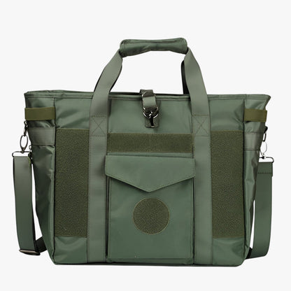 Borsone Da Viaggio Verde Pieghevole Unisex — Brindisi, immagine 1