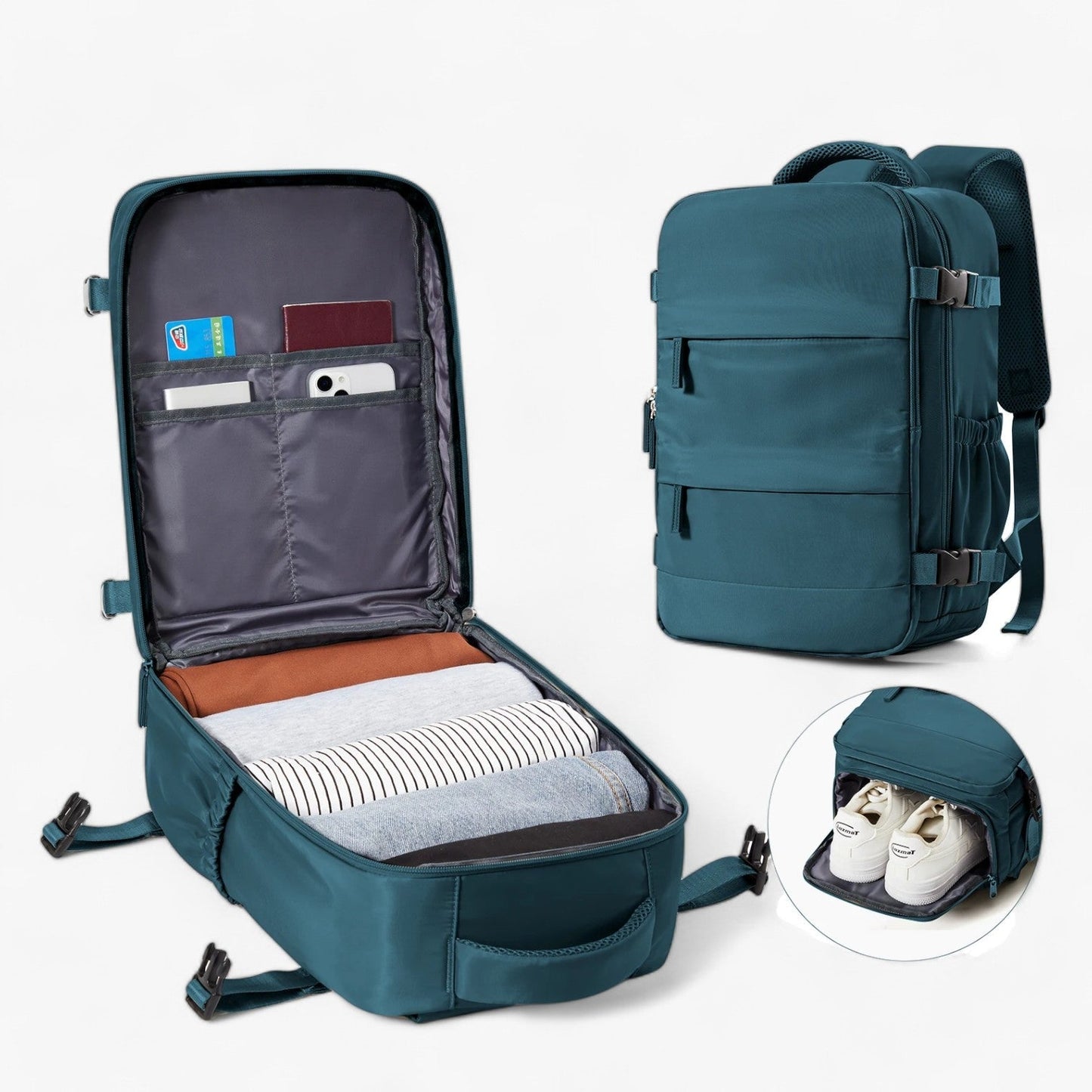 Zaino Cabina Multicolore Compatto Uomo — Viaggio, immagine 1