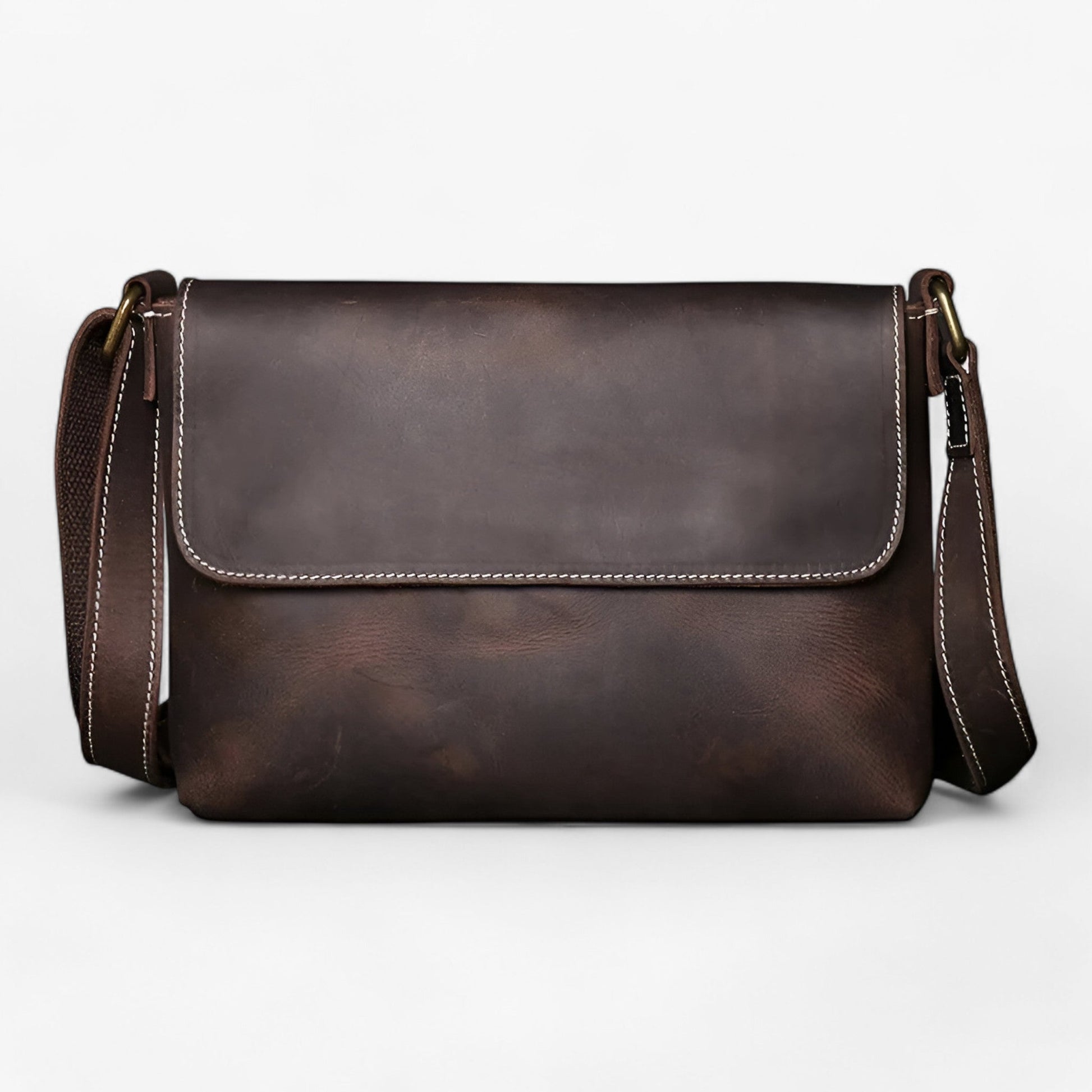 Borsa Messenger Multicolore Con Patta Unisex — Monza, immagine 11