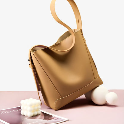Borsa Tote Marrone Capiente Donna — Amelia, immagine 3