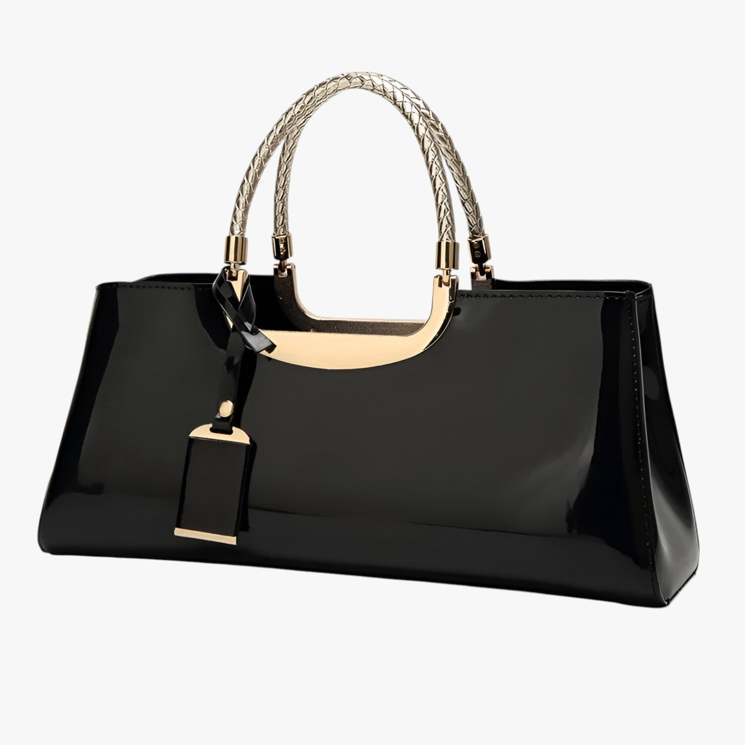 Borsa A Mano Multicolore Lucida Donna — Bellagio, immagine 5