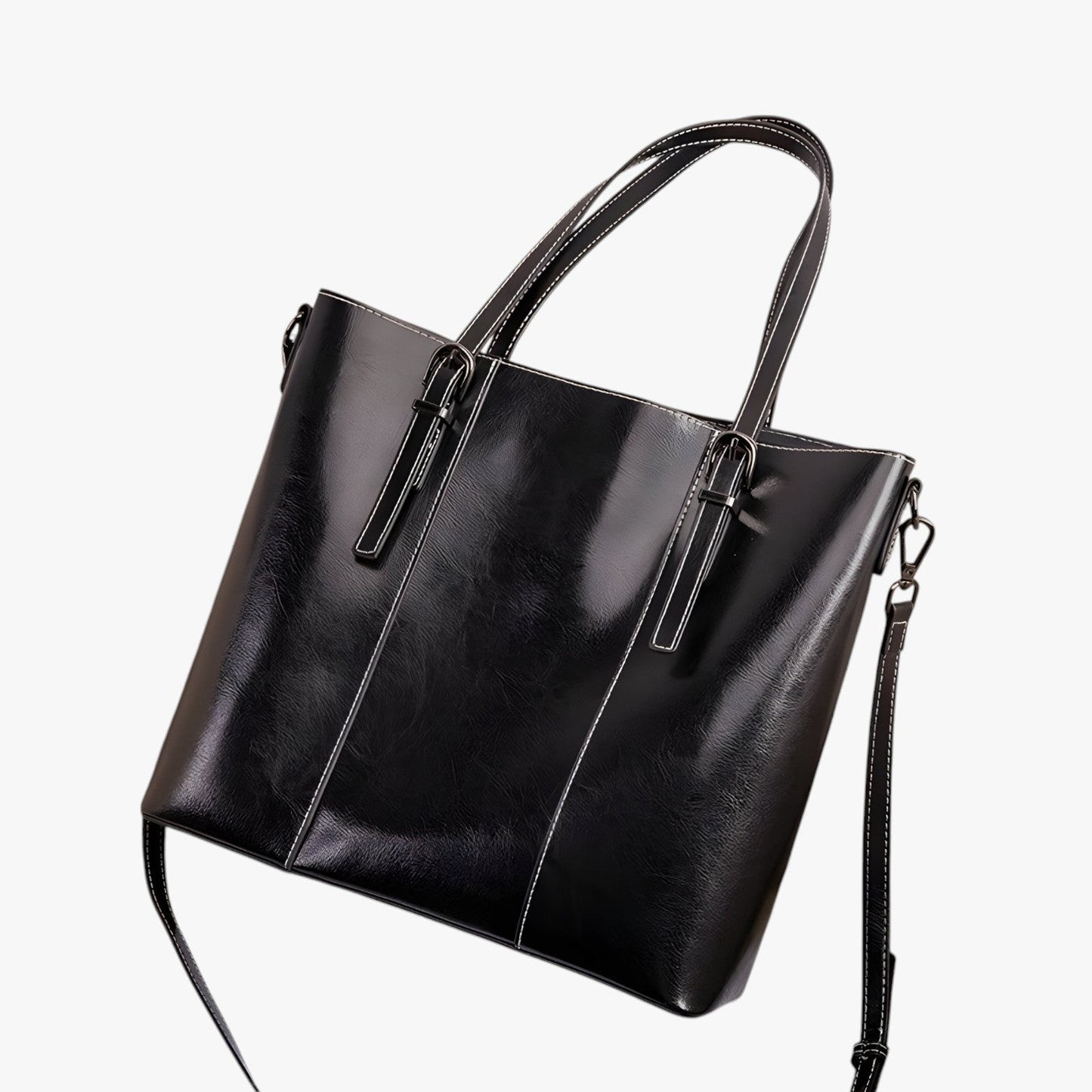 Borsa Tote Marrone Capiente Donna — Imola, immagine 10