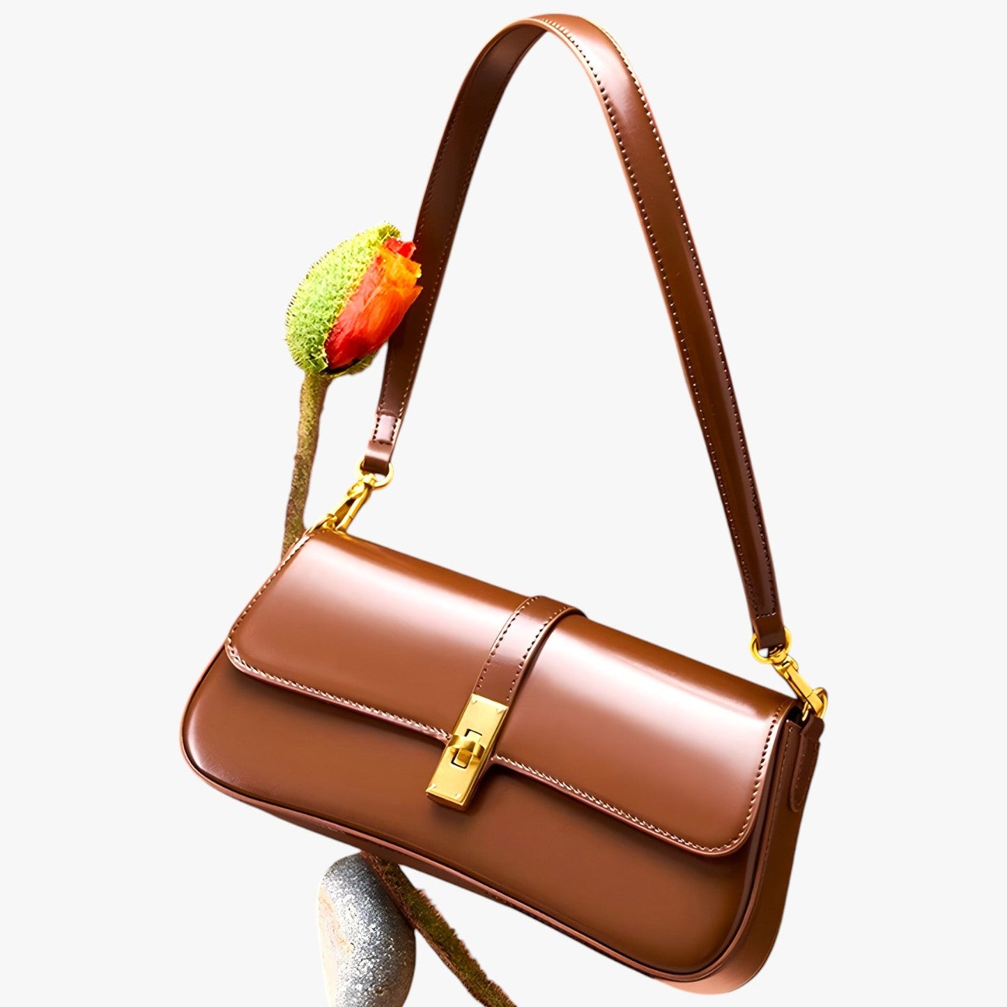 Borsa Baguette Multicolore Compatta Donna — Capri, immagine 1