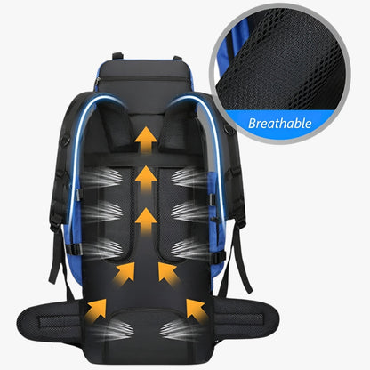 Zaino Da Trekking Multicolore Da 80 L Uomo — Dolomiti, immagine 5
