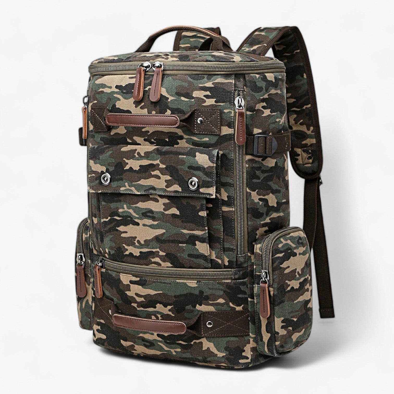 Zaino Porta Laptop Blu Multitasche Uomo — Brera, immagine 10