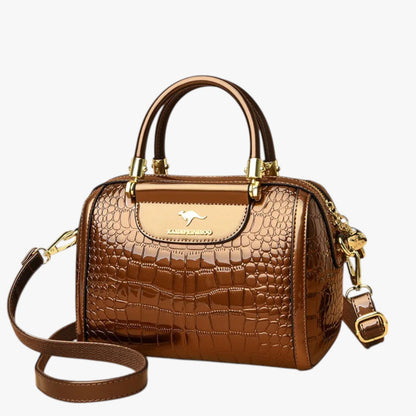 Borsa A Mano Multicolore Effetto Coccodrillo Donna — Garda, immagine 10