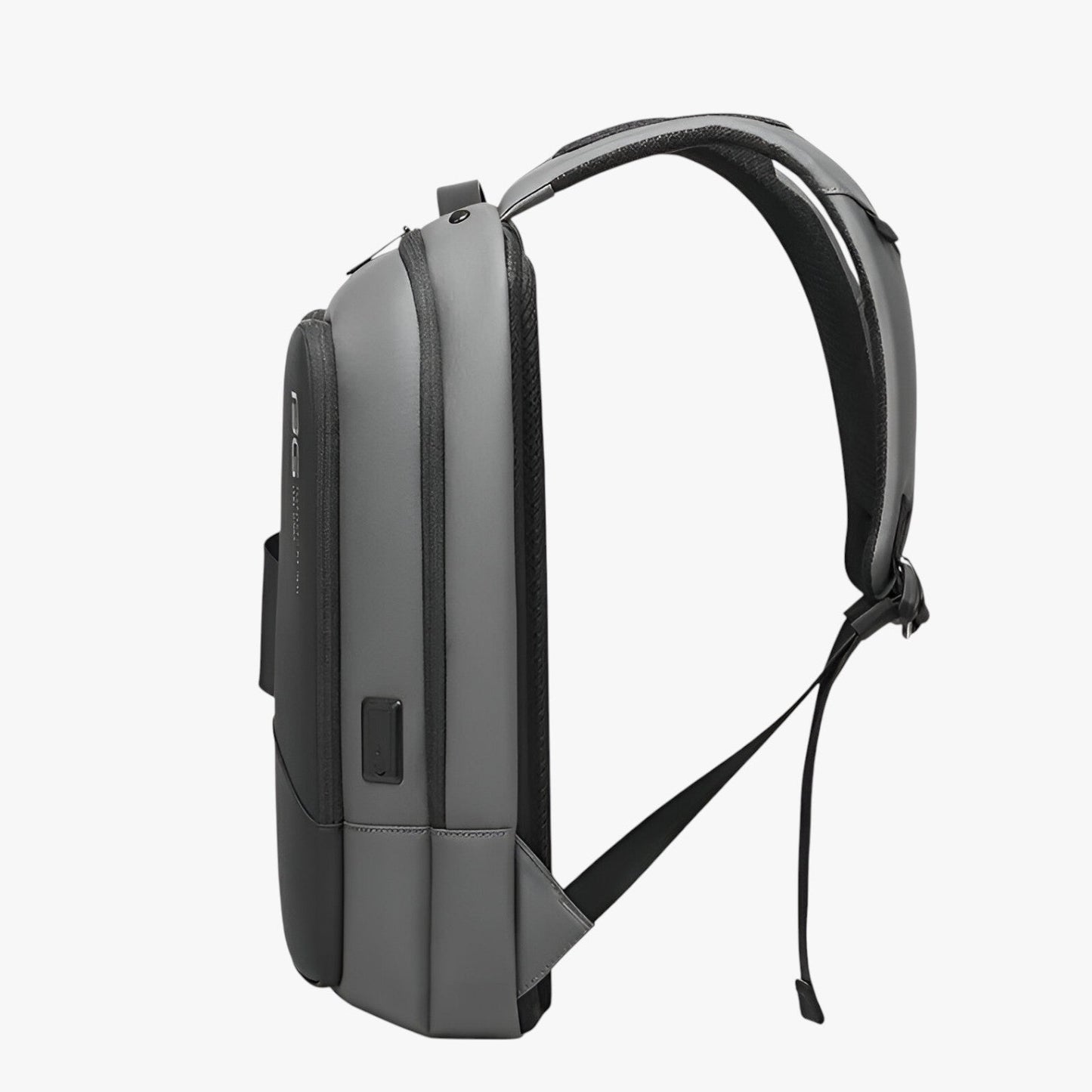Zaino Nero Porta Laptop Con USB Uomo — Milano, immagine 2