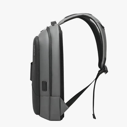 Zaino Nero Porta Laptop Con USB Uomo — Milano, immagine 2