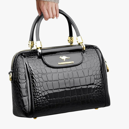 Borsa A Mano Multicolore Effetto Coccodrillo Donna — Garda, immagine 9