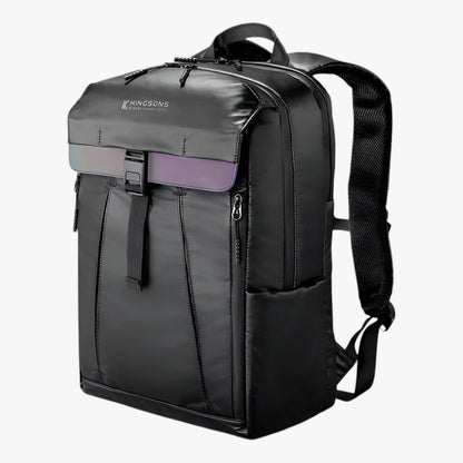 Zaino Nero Porta Laptop Da 15,6 Pollici Uomo — College, immagine 3
