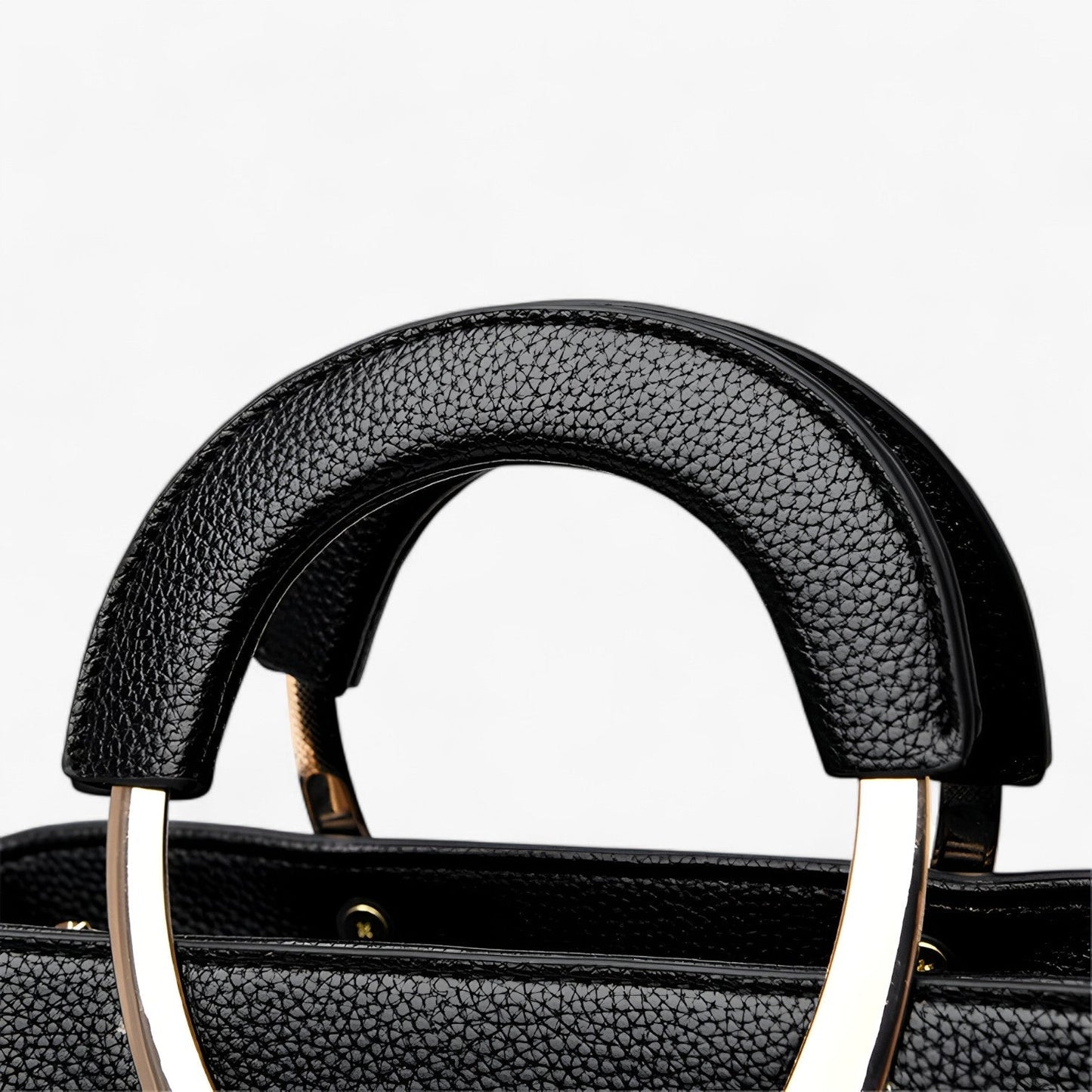Borsa A Mano Multicolore Con Manici Metallici Donna — Verona, immagine 2