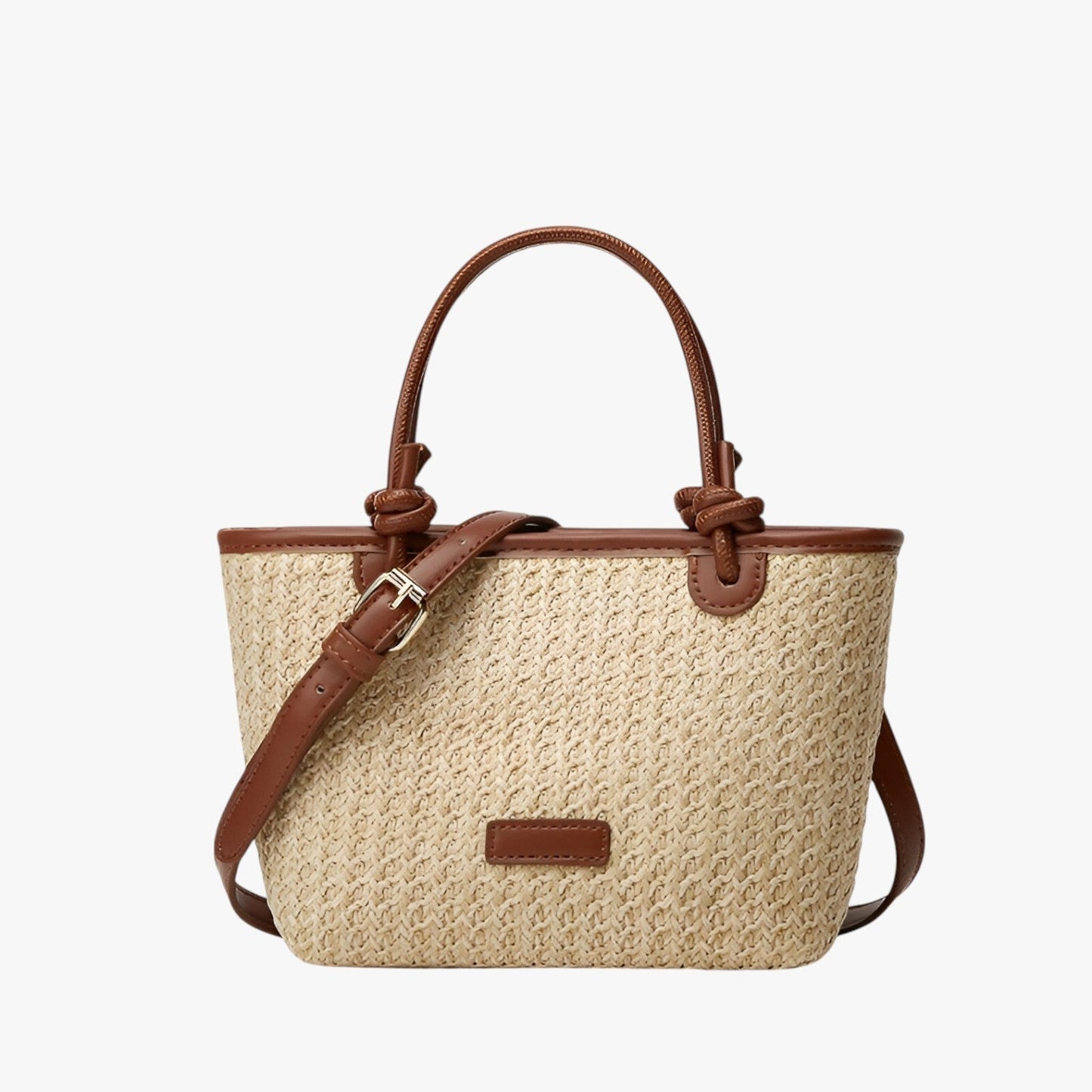 Borsa Tote In Paglia Con Manici Donna — Ponza, immagine 5
