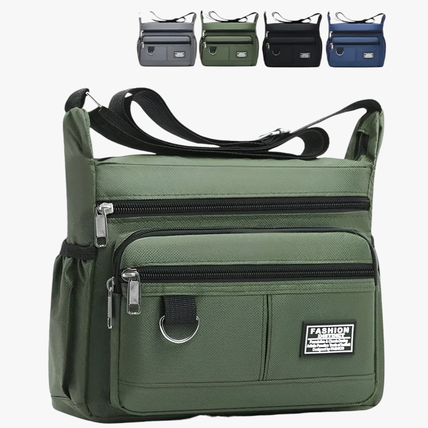Borsa Messenger Multicolore Multitasche Unisex — Savona, immagine 2