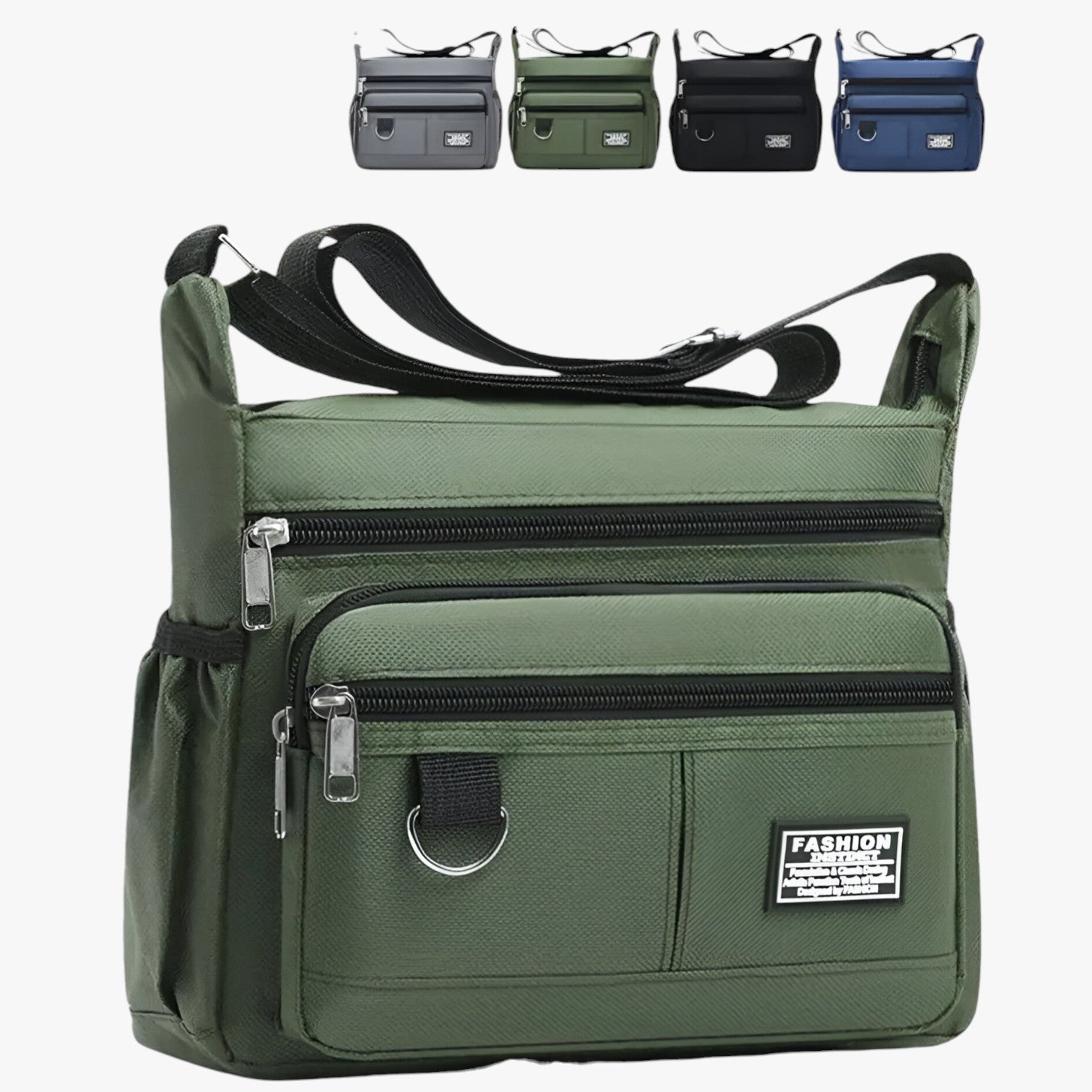 Borsa Messenger Multicolore Multitasche Unisex — Savona, immagine 2