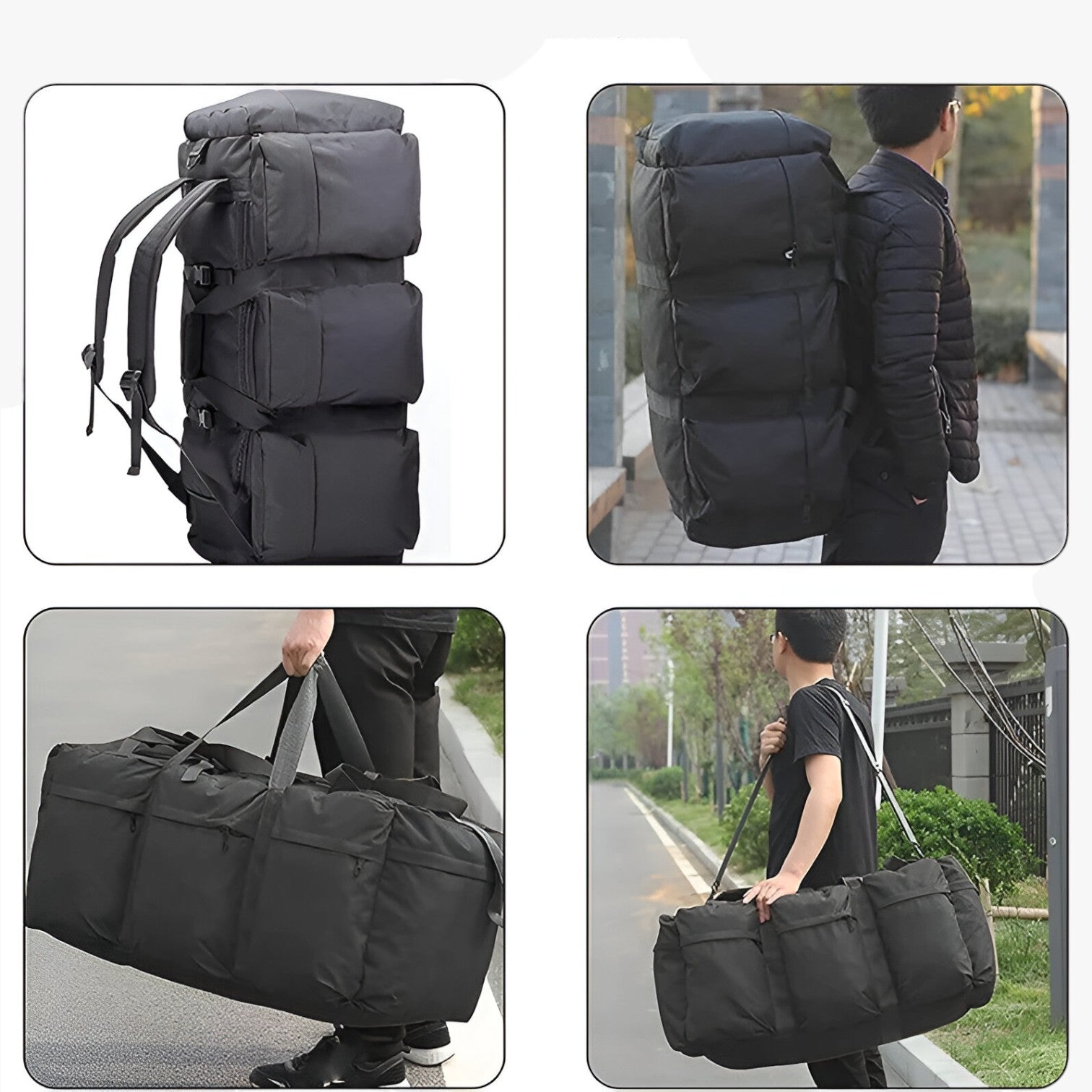 Borsone Da Viaggio Multicolore Da 100 L Unisex — Avventura, immagine 6