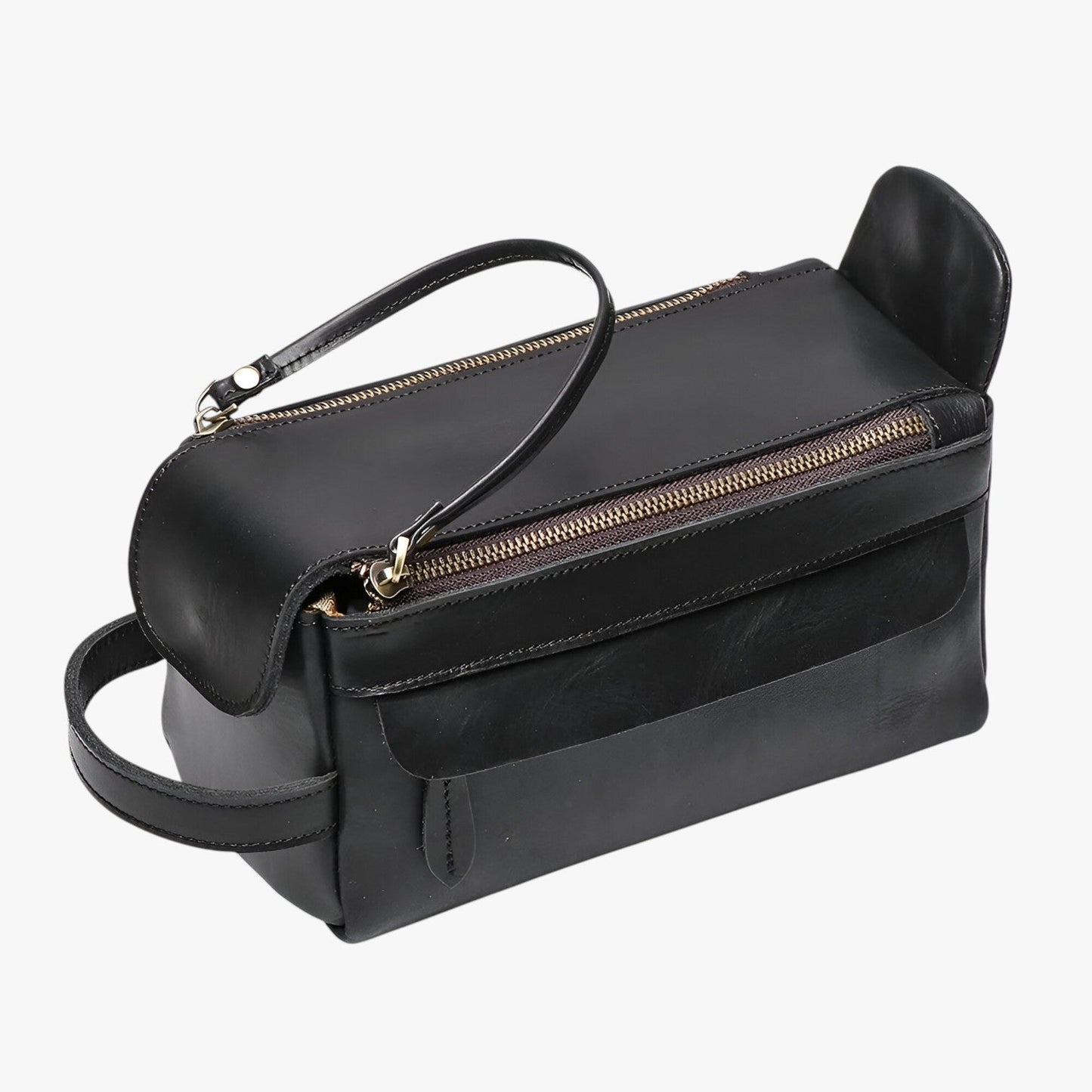Beauty Case Da Viaggio Marrone Multiscomparto Uomo — Como, immagine 6
