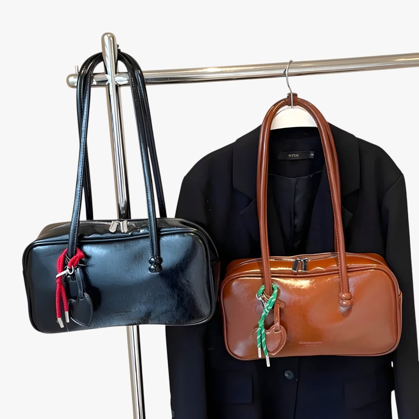 Borsa Tote Multicolore Con Tracolla Donna — Oderzo, immagine 8