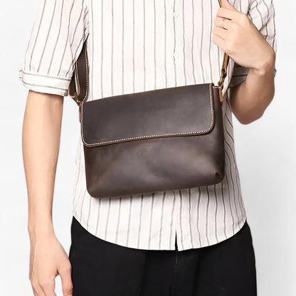 Borsa Messenger Multicolore Con Patta Unisex — Monza, immagine 5